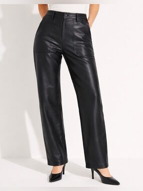 44- WILFRED FREE faux leather straight pants size 0, worn once